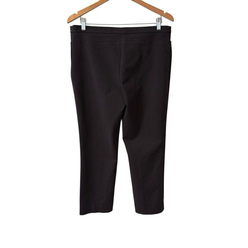 Akris Punto Ankle Pants Women’s Size 12 Black Trousers Old Money Career - Picture 2 of 12